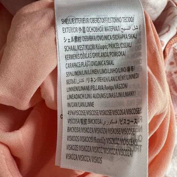 Farm Rio Red Jaipur Crossover Linen Blend Maxi Sundress Women’s Size Small NEW - Picture 16 of 16